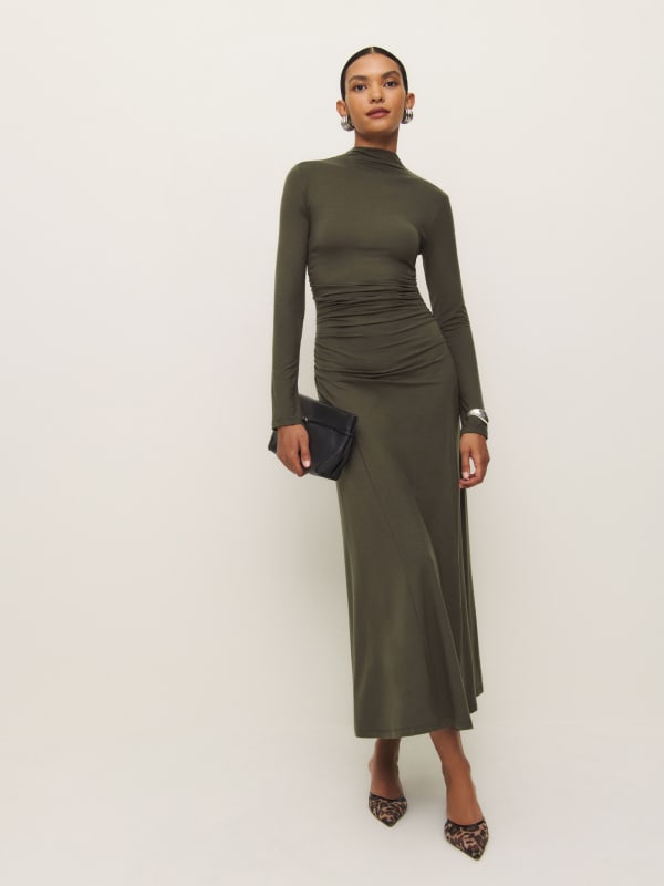 Nemy Knit Dress - Pine Tree